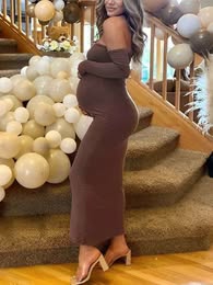 vestidos polilicra maternos
