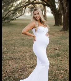 vestidos polilicra maternos