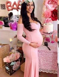 vestidos polilicra maternos