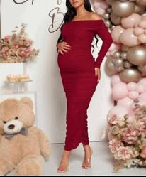 vestidos polilicra maternos