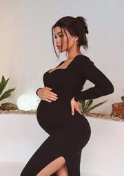vestidos polilicra maternos