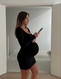 vestidos polilicra maternos